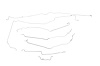 Chevy / GMC Pick Up Brake Line Kits W/ Rubber Hoses 4WD Extended Cab Short Bed -1999 2000 - image 1