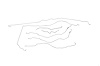 Chevy / GMC Pick Up Brake Line Kits W/ Stainless Braided Hoses 4WD Extended Cab Long Bed -2003 2004 - image 1