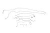 Chevy / GMC Pick Up Brake Line Kits 2WD Standard Disc Long Bed -1973 1974 1975 - image 1