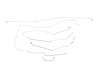 Chevy / GMC Pick Up Brake Line Kits W/ Stainless Braided Hoses 4WD Extended Cab Long Bed -1999 2000 - image 1