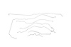 Chevy / GMC Pick Up Brake Line Kits W/ Stainless Braided Hoses 4WD Extended Cab Short Bed -2003 2004 - image 1