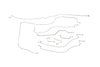 Chevy / GMC Pick Up Brake Line Kits W/ Stainless Braided Hoses 4WD Regular Cab - Short Bed -2003 - image 2
