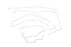 Chevy / GMC Pick Up Brake Line Kits W/ Rubber Hoses 4WD Regular Cab Short Bed -2006 2007 - image 1