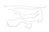 Chevy / GMC Pick Up Brake Line Kits 4WD Extended Cab Short Bed 144 in Wheelbase With Quardrasteer -2 - image 1
