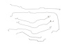 CT1269RH-SS Complete Brake Line Kit with Rubber Hoses for 2003 Chevrolet Suburban and GMC Yukon XL 3/4 Ton [Stainless Steel] - image 1