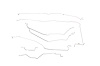 Chevy / GMC Pick Up Brake Line Kits W/ Rubber Hoses 2WD Regular Cab Short Bed -1999 2000 2001 - image 1
