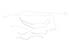 Chevy / GMC Pick Up Brake Line Kits W/ Rubber Hoses 2WD Extended Cab Long Bed -1999 2000 2001 - image 1
