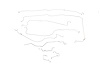 Chevy / GMC Pick Up Brake Line Kits W/ Rubber Hoses 2WD Regular Cab Short Bed -2003 2004 - image 1