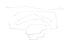Chevy / GMC Pick Up Brake Line Kits W/ Stainless Braided Hoses 2WD Extended Cab Short Bed -2005 2006 - image 1