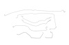 Chevy / GMC Pick Up Brake Line Kits 2WD Extended Cab Long Bed with Quadrasteer -2002 - image 1