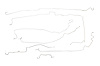 Chevy / GMC Pick Up Brake Line Kits W/ Rubber Hoses 2WD Regular Cab - Long Bed -1999 2000 - image 1