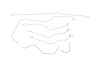Chevy / GMC Pick Up Brake Line Kits W/ Stainless Braided Hoses Heavy Duty - Crew Cab Short Bed - Wit - image 1