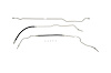 CTF1077-SC Fuel Feed Line Set for 1992-1994 Chevrolet Full Size Blazer, 1995 Tahoe, and 1992-1995 GMC Yukon [Stainless Steel] - image 1