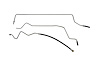CTR1029-SC Fuel Return Line Set for 1987 Chevrolet/GMC V-Series 1/2 and 3/4 Ton Truck [Stainless Steel] - image 1