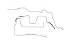 CTV1073-SC Fuel Vapor Line Set for 2000-2001 3/4 Ton Chevrolet Suburban and GMC Yukon XL [Stainless Steel] - image 1