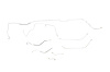 Buick Skylark Brake Line Kits Convertible - Power Drum - 6 Cylinder -1967 - image 1