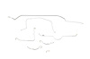 Chevrolet Corvette Brake Line Kits Manual Brakes -1954 1955 - image 1