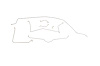Chevrolet Corvette Brake Line Kits Standard Drum - Brakes - Front to Rear - Top of Frame -1963 1964 - image 1