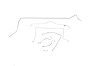 Chevrolet Corvette Brake Line Kits Power Disc - Front to Rear -1/4 inDual Master Cylinder - late1965 - image 1