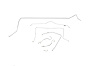 Chevrolet Corvette Brake Line Kits Power Disc - Front to Rear -1/4 inDual Master Cylinder - late1965 - image 1