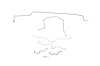 Chevrolet Corvette Brake Line Kits Power Disc -1970 1971 1972 1973 - image 1