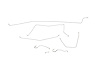 Chevrolet Corvette Brake Line Kits Power Disc - Early - Front to Rear - 3/16 in- Top of Frame -1965 - image 1