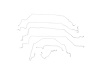 Chevrolet Corvette Brake Line Kits 8 Pc. -1996 - image 1