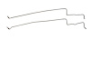 Chevrolet Corvette Transmission Lines Sold In Pairs -1970 1971 1972 1973 1974 1975 1976 - image 1