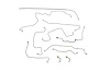 Datsun 2000 Roadster Brake Line Kit 1967-70 -1967 1968 1969 1970 - image 1