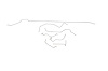 Dodge Pick Up Brake Line Kits 2WD Long Bed 8.25 in Axle -1981 1982 1983 1984 1985 1986 1987 1988 - image 1