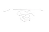 Dodge Pick Up Brake Line Kits 2WD Long Bed 8.25 in Axle -1981 1982 1983 1984 1985 1986 1987 1988 - image 1