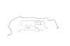 Dodge Challenger Brake Line Kits Standard Drum - Right Front Routes Under Frame - 8-3/4 in and Dana - image 1