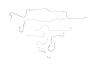 Plymouth Barracuda Brake Line Kits Power Disc - Right Front Routes Under Frame - 8-3/4 in and Dana A - image 1