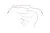 Pontiac Firebird - Trans Am Brake Line Kits Power Disc 2 Pc. Front to Rear -1969 - image 1