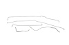 Ford F100 Brake Line Kits 5 Pc. -1955 - image 1