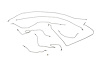 Ford F350 Brake Line Kits 4WD Power Drum 10 Pc. -1974 - image 1