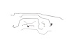 Ford F150 Brake Line Kits 4WD Regular Cab Long Bed and Extended Cab Short Bed Rear ABS 8.8 in Axle - - image 1