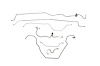 Ford F150 Brake Line Kits 2WD Regular Cab Short Bed Rear ABS 8.8 in Axle -1998 - image 1