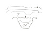 Ford F150 Brake Line Kits 2WD Regular Cab Short Bed Rear ABS 8.8 in Axle -1998 - image 1