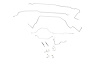 Ford F150 Brake Line Kits 4WD Regular Cab Short Bed 4 Wheel ABS 8.8 in Axle -1998 - image 1