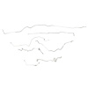 Ford F350 Brake Line Kits 4WD Super Cab Long Bed Super Duty Diesel Motor Dual Rear Wheels -2000 2001 - image 1