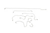 Jaguar XKE Brake Line Kits Left Hand Drive Series 1 -1961 1962 1963 1964 - image 1