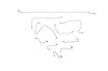 Jaguar XKE Brake Line Kits Early Brake Light at Front Tee -1965 1966 1967 1968 - image 1