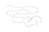 Jaguar MK 7 Brake Line Kits Left Hand Drive 9 Pc. -1951 1952 1953 1954 1955 1956 1957 - image 1