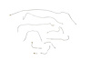 Jaguar XK120 Brake Line Kits Early 1952 - Single Chamber Master Cylinder - Left Hand Drive 10 Pc. -1 - image 1