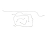 MG MGA Brake Line Kits 1600 Mk II Deluxe 4 Wheel Disc Brakes - Left Hand Drive -1959 1960 - image 1
