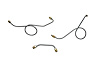MU1006-OE Master Cylinder Line Kit  for 1966 Shelby Mustang GT350 [Original Equipment Steel] - image 1