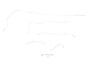 Ford Mustang Brake Line Kits 6pcs with Rubber Brake Hose Kit 3pcs Power Drum - 6 Cylinder -1966 - image 1