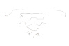 Ford Mustang Brake Line Kits 8pcs Standard Drum - 6 Cylinder Built Before Feb. 1967 - Right Front an - image 1