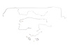 Ford Mustang Brake Line Kits 8pcs Power Disc - Late Built After July 1972 - V8 - 9 in Axle -1972 197 - image 1